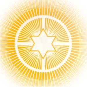 yellow star with rays 2
